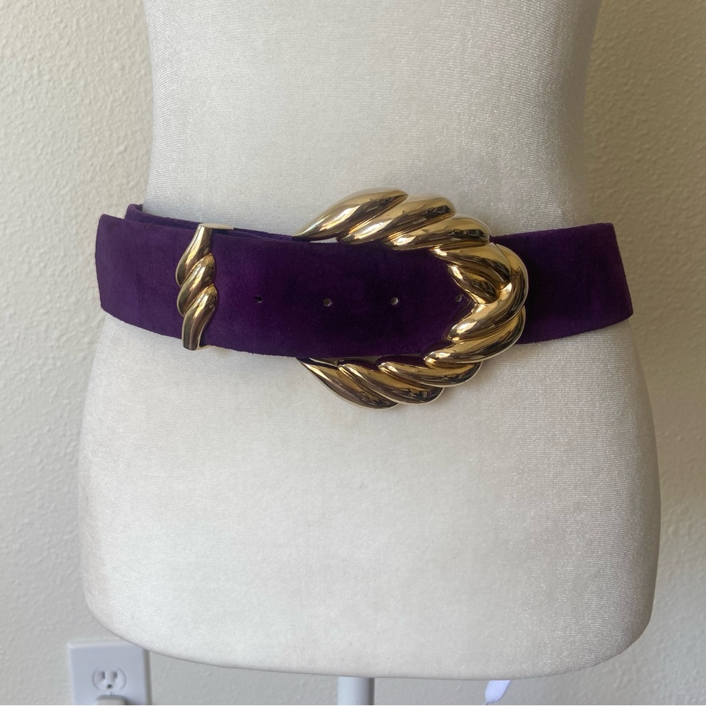Selena Collection suede belt